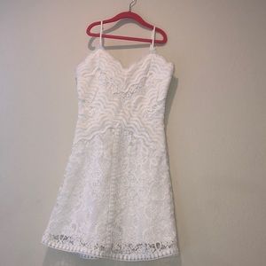 A brand new white dress from selfie Leslie